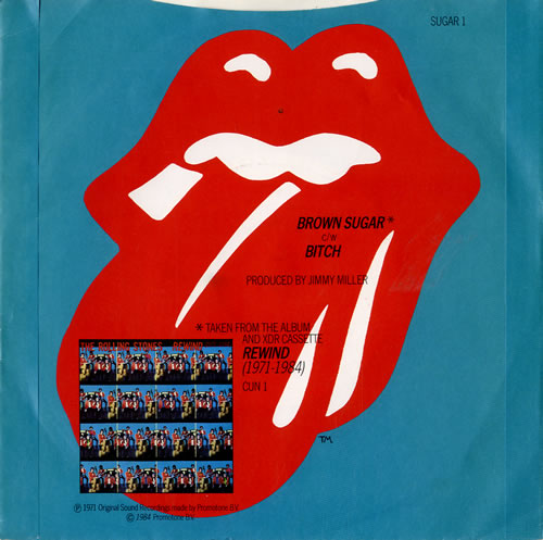 ７インチ★ROLLING STONES★Brown Sugar UK Rolli The Rolling Stones Brown Sugar - inj UK 7